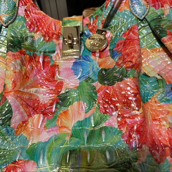 Retired! Brahmin Taffy Celia Satchel! NWT - Picture 6 of 15